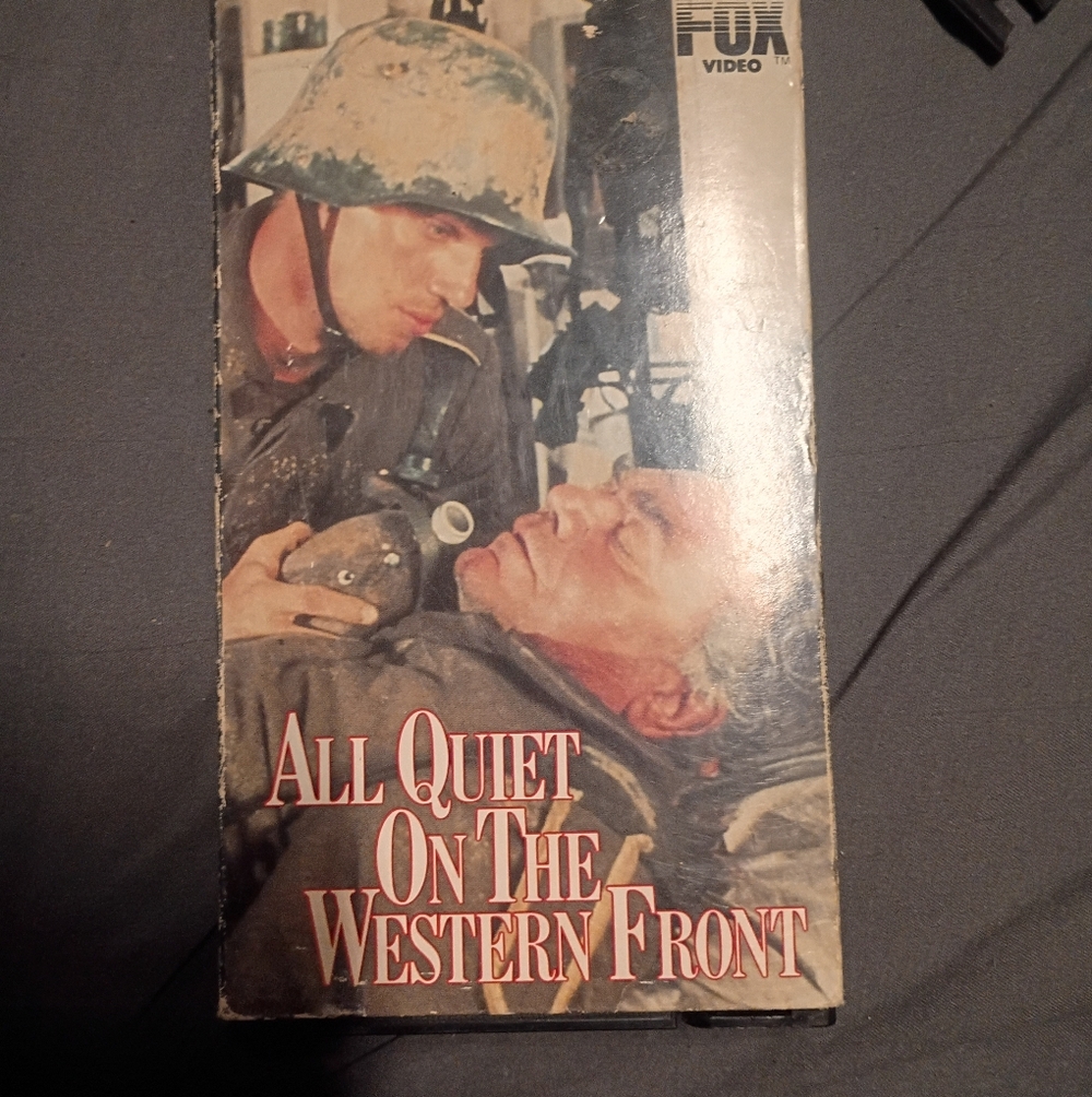 All Quiet on the Western Front – Vintage War Drama VHS (CBS/Fox Video)